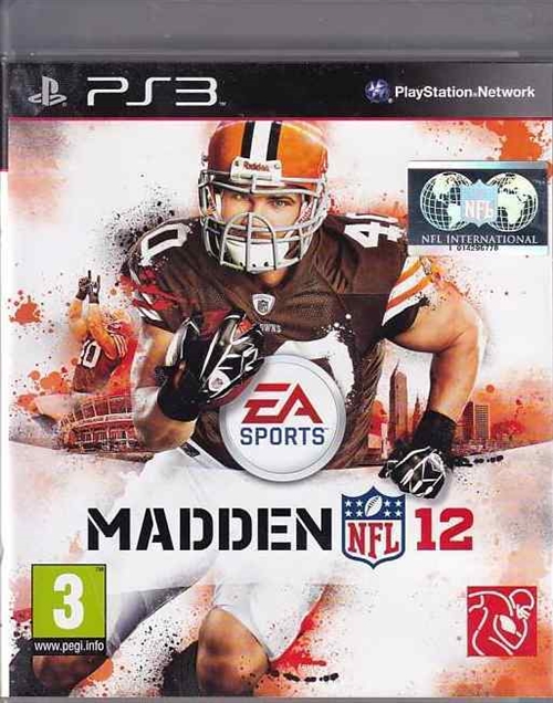 Madden NFL 12 - PS3 (B Grade) (Genbrug)